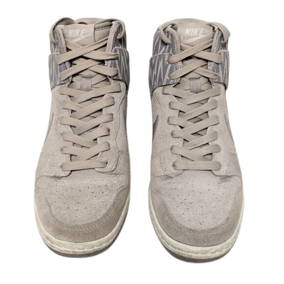 NIKE Women's Dunk Sky Hi Wedge Sneakers Gray 7 - Picture 2 of 11